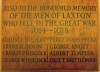 Laxton Memorial2